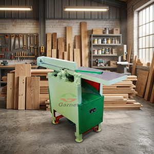 Nueva máquina cepilladora de superficies automática Garnet Tools 220V con cabezal de corte en espiral y recto, motor de 150W, capacidad de 300kg/hora para - Product Image 3