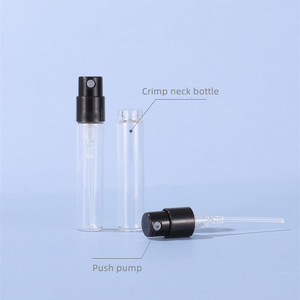 זול באיכות גבוהה 1.8ml 2.5ml בושם קטן מרסס בקבוקי אחד זמן שימוש מדגם זכוכית בקבוק - Product Image 6