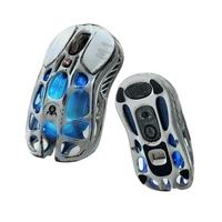Souris de jeu sans fil GravaStar Mercury M1 Pro, capteur PAW3395, fréquence de polling 4K, châssis squelettique en magnésium 88g, autonomie 200h, GLOWSYNC RGB