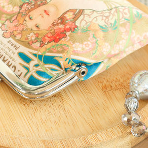 कस्टम मोनेदेरो चूस लॉक कपास क्लासिक सिक्का पर्स कार्टेरा मजार मिनी बैग - Product Image 5