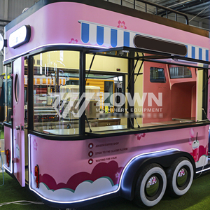 Mobile Food Truck Concession Factory-Direct Sales Snack Food Hotdog Chips Street Cart <b>Trailer</b> Mobile Bar - Product Image 5