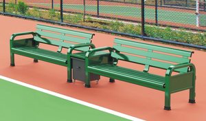 Équipement d'entraînement en gros : Banc de <span class=keywords><strong>tennis</strong></span> et chaise double en alliage d'aluminium et acier, conception détachable pour usage intérieur/extérieur - Product Image 4
