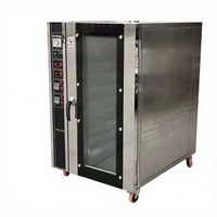 Four à convection à gaz compact, parfait pour les petites boulangeries, cafés, pizzerias, économie d'énergie, flux thermique de 10 kW/h, installation facile