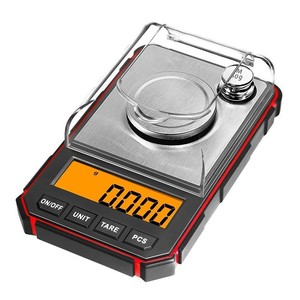 고정밀 50g 0.001g 정확한 휴대용 무게 그램 저울 전자 분석 디지털 저울 - Product Image 1