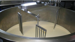 Vasca per Formaggio in Acciaio Inox da 500L per Linea di Produzione Casearia/Formaggio - Product Image 4