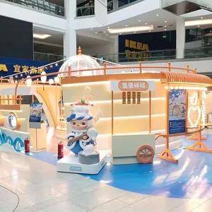 Современная витрина магазина игрушек в форме корабля под заказ, витрина магазина мебели для детей, магазин игрушек