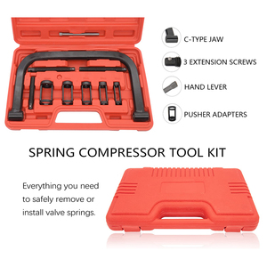 Compresseur de <span class=keywords><strong>ressort</strong></span> de soupape 10 pièces outil de retrait de <span class=keywords><strong>ressort</strong></span> de soupape avec pince en C solide pour <span class=keywords><strong>moto</strong></span> ATV voiture petit moteur équipement de véhicule - Product Image 3