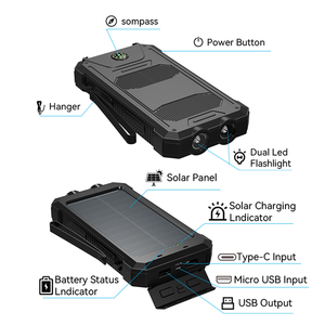 Nhà sản xuất pin dự phòng 20000mah 74Wh pin Li-polymer sạc năng lượng mặt trờ<span class=keywords><strong>i</strong></span> di động cho <span class=keywords><strong>iPhone</strong></span> - Product Image 6
