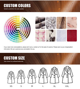 Cappotto Lungo <span class=keywords><strong>di</strong></span> Lusso in <span class=keywords><strong>Vera</strong></span> <span class=keywords><strong>Pelliccia</strong></span> <span class=keywords><strong>di</strong></span> <span class=keywords><strong>Volpe</strong></span> Marrone, Morbido e Caldo per l'Inverno, Fornitore all'Ingrosso - Product Image 4