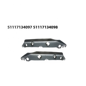 Per <span class=keywords><strong>BMW</strong></span> <span class=keywords><strong>Serie</strong></span> <span class=keywords><strong>3</strong></span> E90 2005-2008 Coppia di Staffe Paraurti Anteriore in Acciaio OE 51117134097 51117134098 Sostituzione Diretta - Product Image 2
