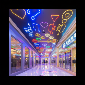 ลด 5% ป้ายไฟ LED ตัวอักษรนีออน สำหรับโฆษณาในร่มและกลางแจ้ง ใช้พลังงานแบตเตอรี่ ขนาดเล็ก กลาง ใหญ่ รับผลิตตามแบบ OEM พร้อมโลโก้ร้านค้า - Product Image 1