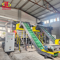 Machine de granulation de plastique robuste, broyeur de caoutchouc, machine de granulation de pneus