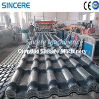 Ligne de production de tuiles de toiture en plastique ondulé UPVC PVC ASA pour toitures de maisons, machine de fabrication de tuiles de toiture