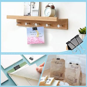 คลิปหนีบกระดาษขนาด 15 <span class=keywords><strong>ม</strong></span><span class=keywords><strong>ม</strong></span>. คลิปหนีบกระดาษโลหะ, 60 ชิ้น สีดำ สำหรับงานเอกสาร, อุปกรณ์สำนักงานสำหรั<span class=keywords><strong>บ</strong></span>ครูโรงเรียน - Product Image 6