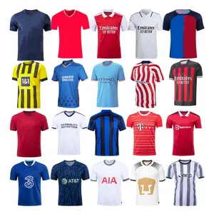 レトロなサッカージャージタイ品質のサッカージャージーサッカークラブのファン20242025新しいサッカーTシャツ