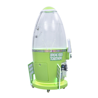 Dispenser Permen Mini Terbaru dengan Layar Plastik Bahasa Inggris untuk Mainan Gacha