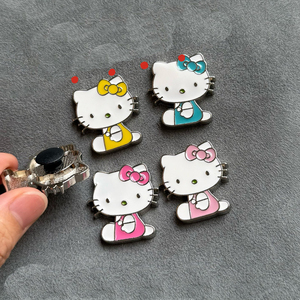 Dễ thương hell00 Kitty men kim loại Charms phim hoạt hình kim loại kim loại chất lượng cao cho túi - Product Image 3