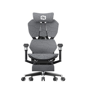 <span class=keywords><strong>Silla</strong></span> de Gaming Ergonómica para Gamer con Elevación de Gas de Altura Ajustable, Malla y PU, y Reposapiés para Computadora - Product Image 2