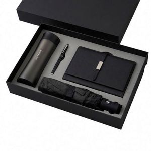 Cuaderno de Tapa Dura de Cuero PU de Alta Calidad A5 con Logotipo Personalizado, Papel de 100 g/m², Diario Personalizado con Caja de Regalo y Bolígrafos - Product Image 3