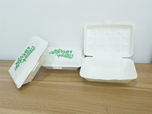 Cấp Thực Phẩm Nhanh Chóng Thực Phẩm Takeout Bao Bì Thực Phẩm Khay Giấy Bao Bì Hộp Nguyên Liệu Cho Kraft Giấy Hộp Ăn Trưa - Product Image 3