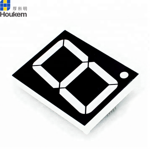 Pantalla LED de Siete Segmentos de un Solo Dígito de 3 Pulgadas de Tamaño Grande, Houkem-30012-BPG, Ánodo Común, Alta Fiabilidad - Product Image 4
