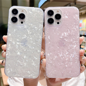 Ốp <span class=keywords><strong>IMD</strong></span> Mềm Họa Tiết Vỏ Mơ Ước Lấp Lánh Thời Trang Cho <span class=keywords><strong>iPhone</strong></span> 13 11 12 Pro XS Max 13Pro XR X <span class=keywords><strong>7</strong></span> 8 Plus SE3 Ốp Chống Sốc - Product Image 1