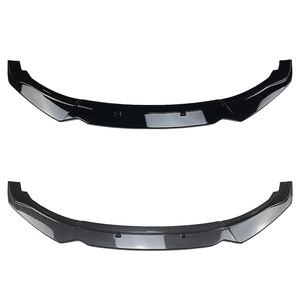 Amp-Z Front Lip Splitter For Bmw 1 Series F20 F21 116i 118i 120i 2011-2019 Piano Black Matte Finish - Product Image 5