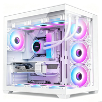 Chasis de Computadora de Escritorio para E-Sports, Chasis Ancho para Cibercafé, Chasis ATX Grande, Refrigeración por Aire, Accesorios de Computadora de Torre Media