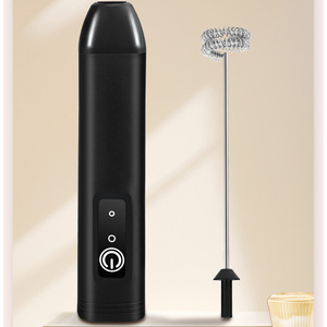 Meistverkaufter Wiederaufladbarer Elektrischer Milchaufschäumer Schaumerzeuger Mixer für Kaffee, Sahne und Getränke Kabelloser Handmixer - Product Image 5