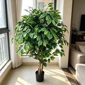 Wholesale Artificial Ficus Tree Banyan <b>Plant</b> Indoor Outdoor UV Protected Greenery for Home Office Garden Decor - Product Image 5