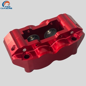 Nuevo Kit <span class=keywords><strong>de</strong></span> Caliper <span class=keywords><strong>de</strong></span> <span class=keywords><strong>Freno</strong></span> <span class=keywords><strong>de</strong></span> Aluminio Anodizado Rojo <span class=keywords><strong>de</strong></span> Alto Rendimiento OEM Caracing <span class=keywords><strong>de</strong></span> 4 Pistones - Certificado ISO9001 con 1 Año <span class=keywords><strong>de</strong></span> Garantía para Uso en Carretera - Product Image 3