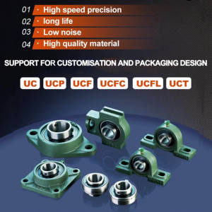 Unidad de <span class=keywords><strong>Chumacera</strong></span> de Carga Ligera de 1/2" Tipo Puente UCP201-08 UCP202-10 - Product Image 2