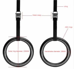 Kit d'assistance pour anneaux de gymnastique avec barre à sangles numérotées, anneaux muraux 28 Frame - Product Image 3