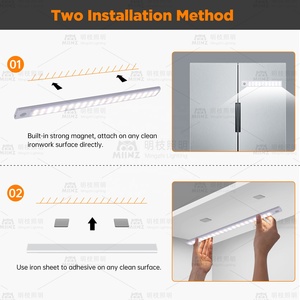 Siêu Slim trắng hiện đại 5V DC độ sáng cao nhà bếp ánh sáng có thể kết nối có thể sạc lại LED dưới ánh sáng nội các - Product Image 6