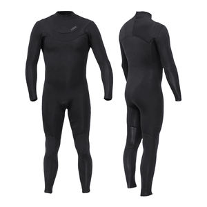 कस्टम लोगो छाती ज़िप 4/3 नियोप्रोन आर्टसूट आदमी लंबे सर्फ सूट आदमी के लिए उच्च लोच चूना पत्थर पूर्ण डाइविंग सूट - Product Image 4