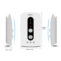 Chauffe-eau électrique portable en gros 220V 5500W instantané sans réservoir pour douche domestique en plastique avec pompe