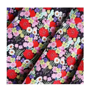 Customer Design digital print cotton polka dot print fabric