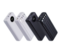 PINUODA PD22.5 Charge rapide 10000-50000 Grande capacité Batterie externe portable de voyage en polymère de lithium avec écran LED 4 lignes