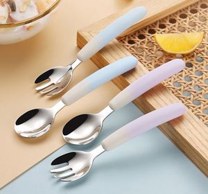 Modern Style 304 Stainless Steel Silverware Set Reusable Restaurant Korean Spoon Dinner Fork for Business Gifts Weddings - Product Image 6