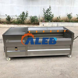 Máquina Peladora y Lavadora <span class=keywords><strong>de</strong></span> Raíces y Tubérculos <span class=keywords><strong>de</strong></span> Alta Capacidad 500kg/H con Rodillos <span class=keywords><strong>de</strong></span> Cepillado, <span class=keywords><strong>de</strong></span> Acero Inoxidable para Patatas y Yuca - Product Image 4