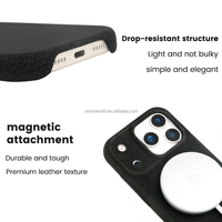 Casing Pelindung Sinco Desain Kustom Keren Magnetik Kulit untuk iPhone 17 Pro