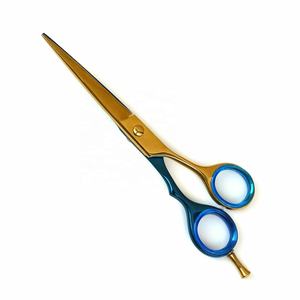 Ciseaux de coiffure professionnels Obexa 6 pouces japonais en acier inoxydable, lame droite, pointe arrondie, pour droitiers, finition miroir - Product Image 2