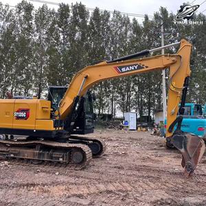 รถขุด SANY SY135 มือสอง รุ่นปี 2023 เครื่องยนต์อีซูซุ น้ำหนัก 13.5 ตัน ขนาดกลาง แบบตีนตะขาบยาง พร้อมมอเตอร์ - Product Image 1