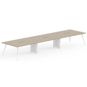 Table de conférence rectangulaire moderne sur mesure, table de réunion de bureau de bonne qualité pour 6 à 20 personnes - Product Image 4