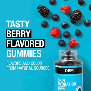 Gummies OEM Meilleure Combinaison Éclatante au <span class=keywords><strong>Collagène</strong></span> et au L-Glutathion pour l'Hydratation et le Blanchiment de la Peau - Product Image 3