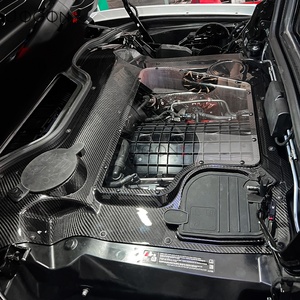 ฝาครอบห้องเครื่องยนต์คาร์บอนไฟเบอร์แท้แบบใส สำหรับ Chevrolet Corvette C8 Stingray Z06 <span class=keywords><strong>HTC</strong></span> Convertible ปี <span class=keywords><strong>2020</strong></span>+ อะไหล่เปลี่ยนทดแทน - Product Image 5