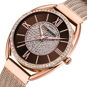 Reloj de Cristal para Mujer, de Moda, de Lujo, con Diamantes, Correa de Acero, Reloj de Pulsera de Cuarzo para Mujer - Product Image 3