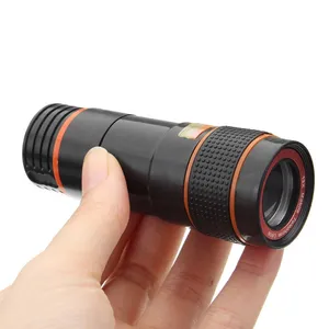 Zoom optique HD 12x de haute qualité, objectif de télescope avec Clip pour SmartPhone, objectif universel DSLR, produit universel pour téléphone portable