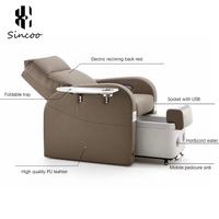 Fauteuil de pédicure électrique de luxe en gros, réglable, avec bain-marie, drainage automatique et jets magnétiques pour massage des pieds, idéal pour salon de manucure