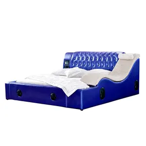 2020 sıcak satış otel mobilya ahşap yatak seks yatak Modern yatak tasarımı